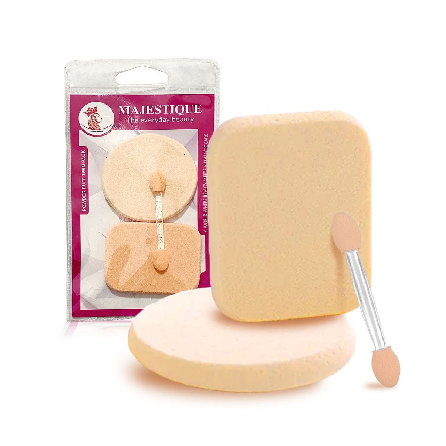 Majestique Powder Puff Twin Pack