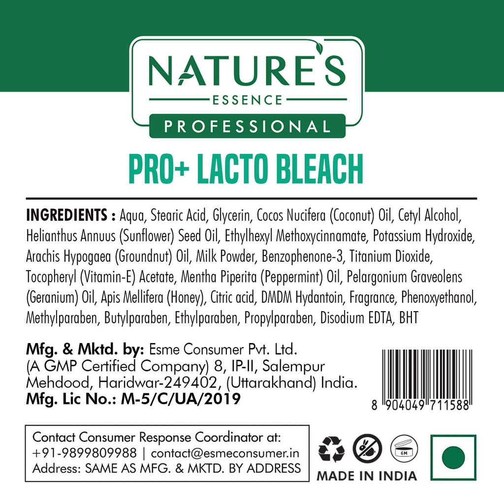 Nature's Essence Lacto Bleach Natural Milk Bleach Without Activator