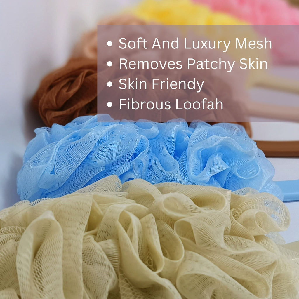Allure Bathing Brush Handle Loofah (Colour May Vary)