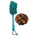 Allure Metallic Bath Brush & Loofah Set - Color May Vary