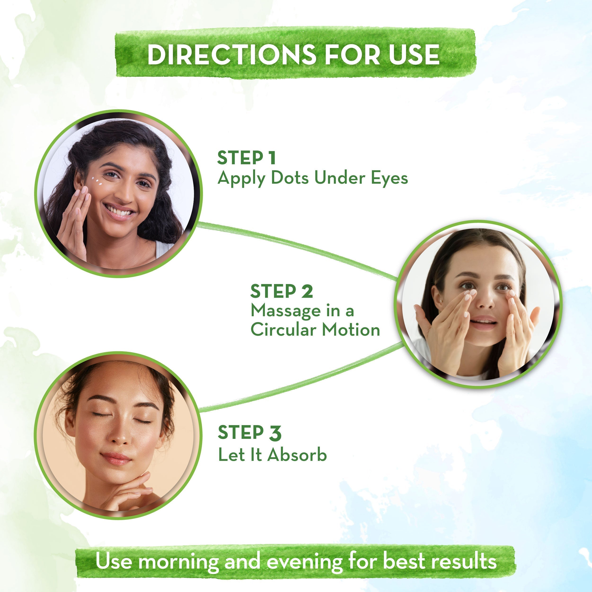 Mamaearth Bye Bye Dark Circle Eye Cream With Cucumber & Peptide For Dark Circles |Nourishes Undereye