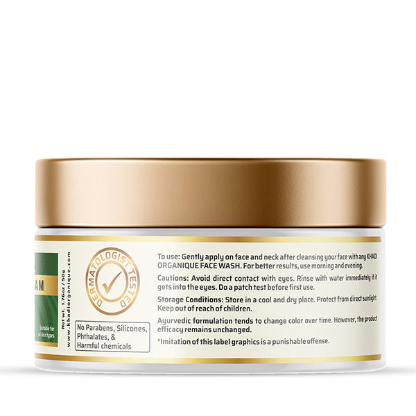 Khadi Organique Anti Acne Pimple Cream with Neem & Basils For Reduces Acne and Pimples