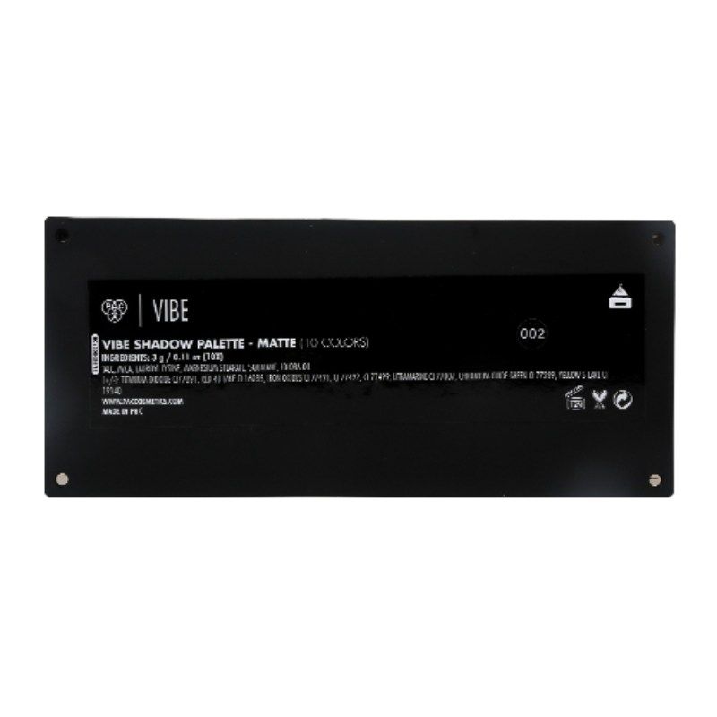 PAC Vibe Matte Eyeshadow X10 - 02