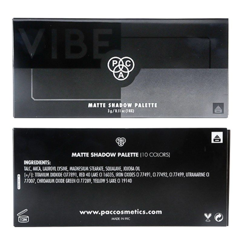 PAC Vibe Matte Eyeshadow X10 - 02