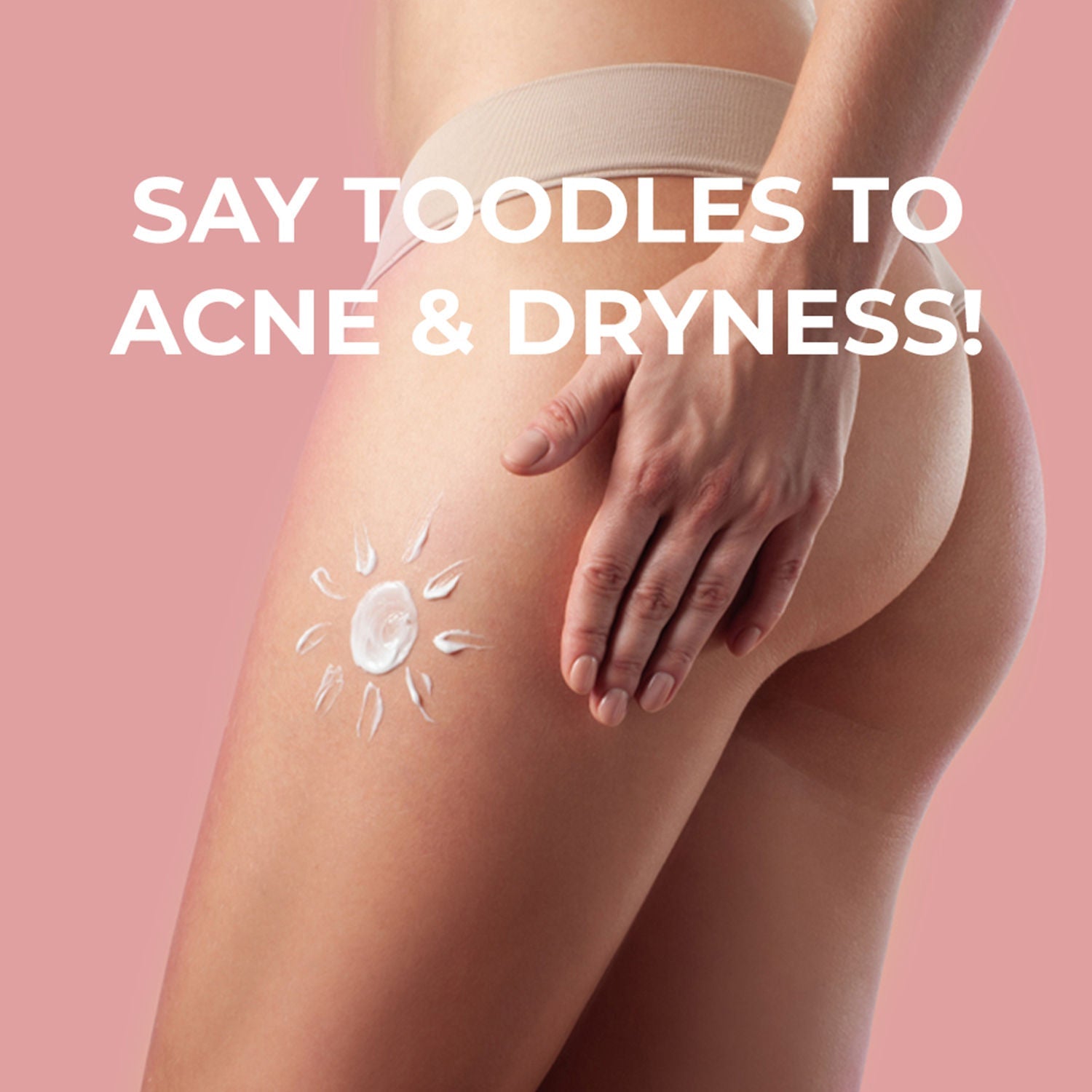 Sanfe Back & Bum Acne Clearing Lotion with Shea Butter & Peach Extracts