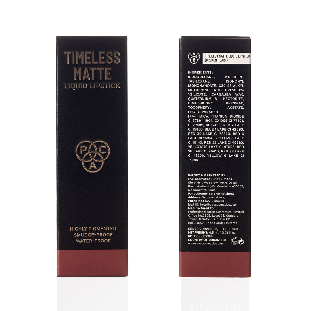 PAC Timeless Matte Liquid Lipstick