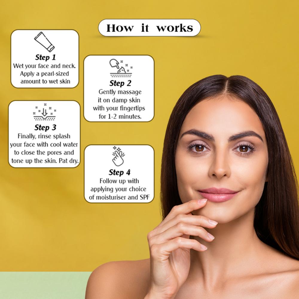 Coco Baya Exfoliating Peel Off Mask, Vitamin E & Vitamin B3, Suitable For All Skin Types