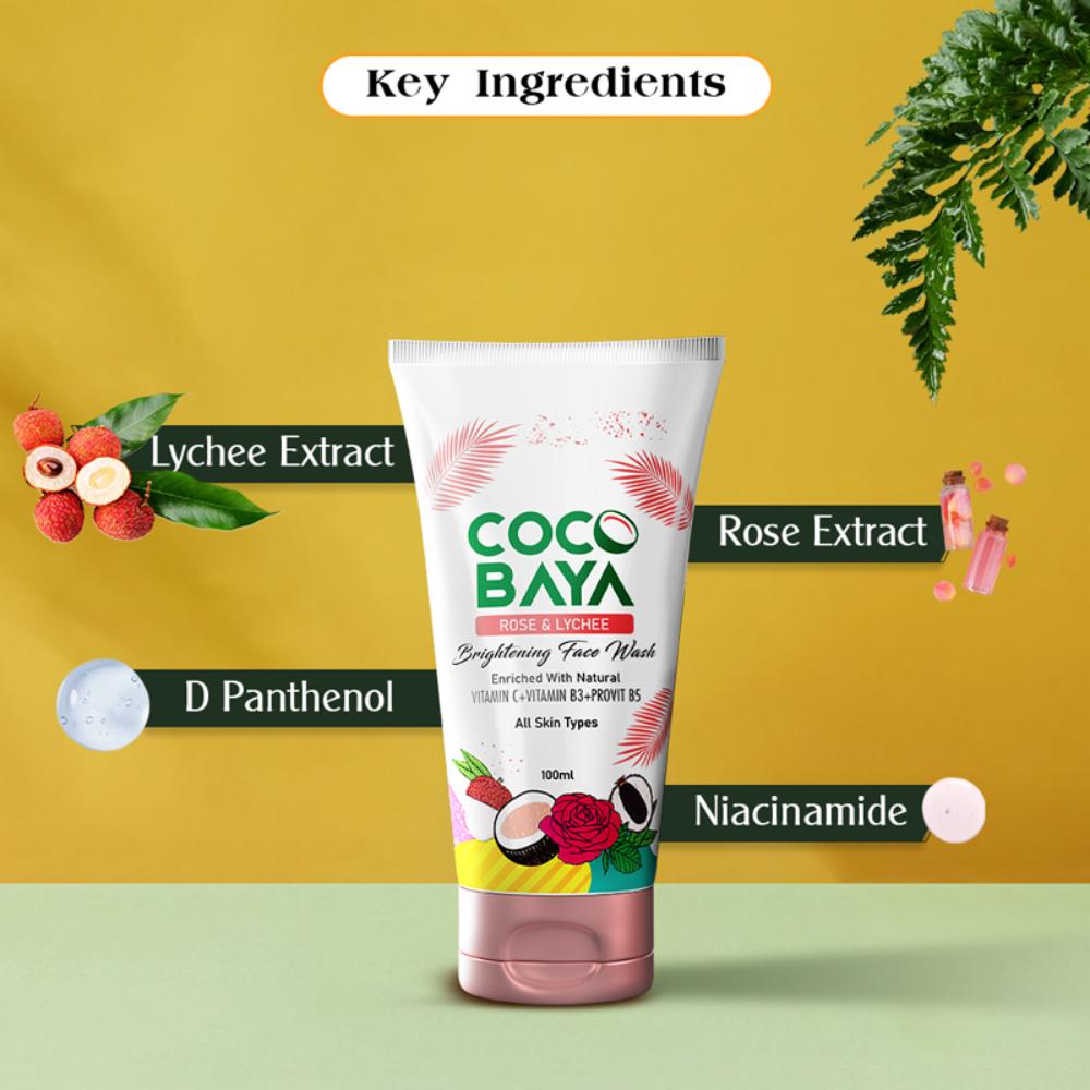 Coco Baya Exfoliating Peel Off Mask, Vitamin E & Vitamin B3, Suitable For All Skin Types