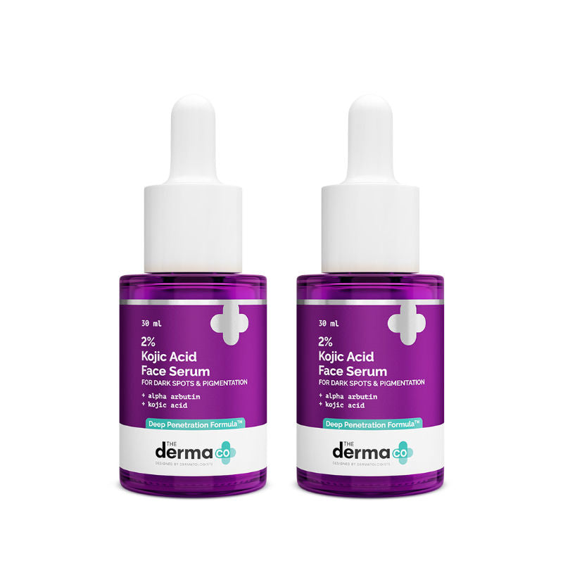 The Derma Co 2% Kojic Acid Face Serum for Dark spots reduction, Pigmentation & Blemishes