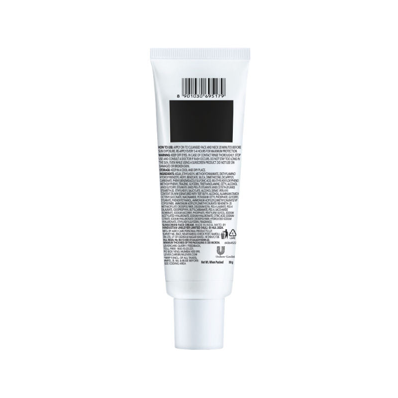 Novology SPF 50 PA++++ Hydrating Sheer Sunscreen With Niacinamide For Dry Skin, Non Sticky