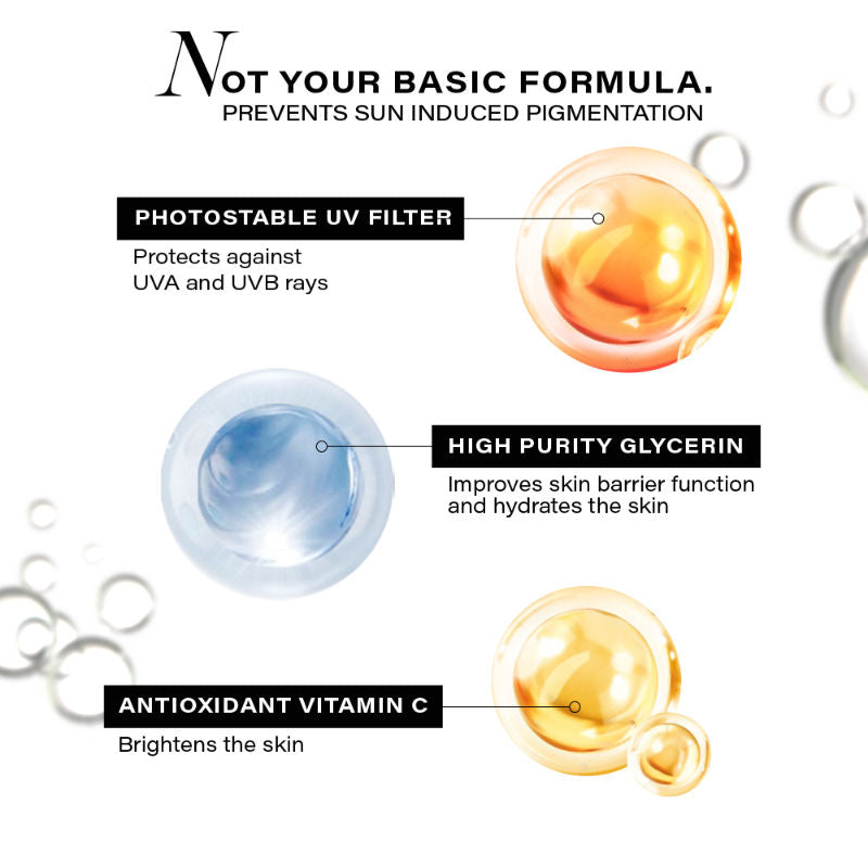 Novology SPF 50 PA++++ Hydrating Sheer Sunscreen With Niacinamide For Dry Skin, Non Sticky