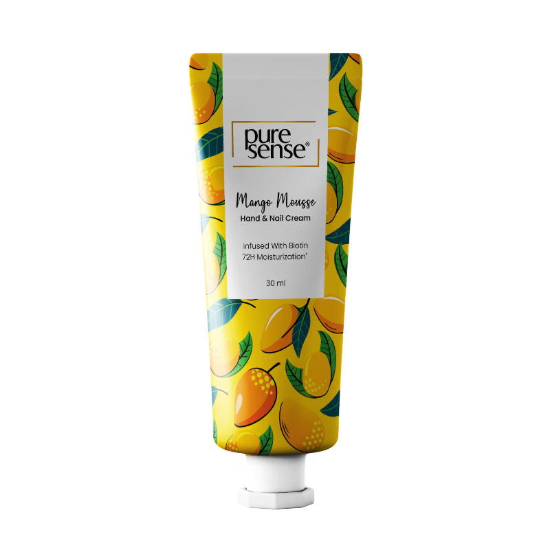PureSense Mango Mousse Non Sticky Hand And Nail Biotin Cream