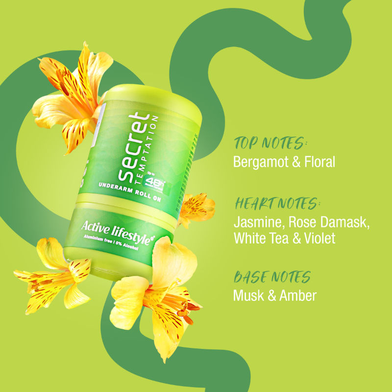 Secret Temptation Active Lifestyle Roll-On For Women