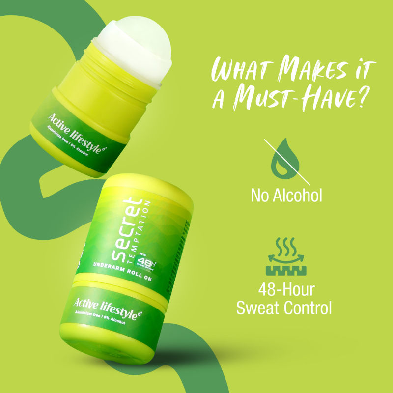 Secret Temptation Active Lifestyle Roll-On For Women