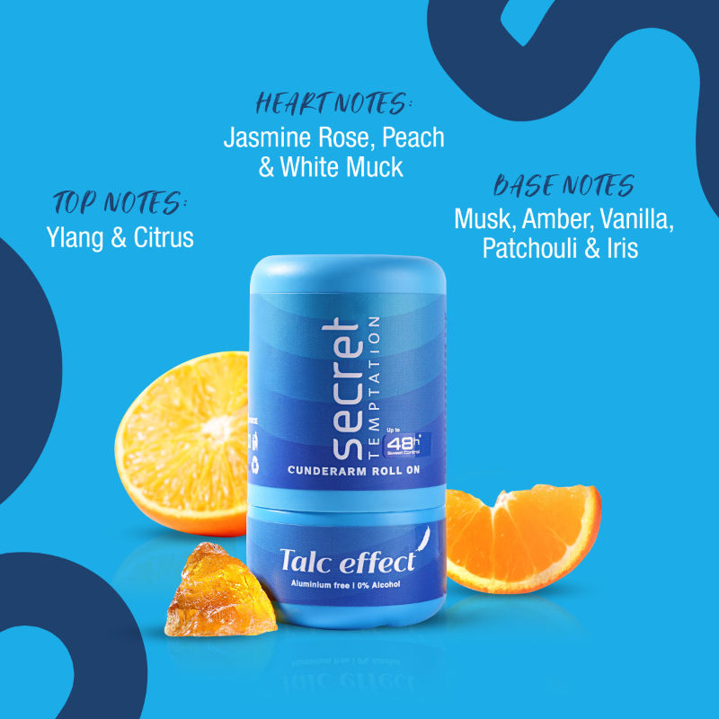 Secret Temptation Talc Effect Roll-On For Women
