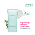 BRING GREEN Tea Tree Cica Fresh Sun Cream SPF 50+ PA++++ Korean Tinted Mineral Sunscreen
