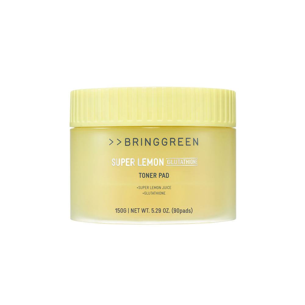 BRING GREEN Super Lemon Glutathione Toner Pad