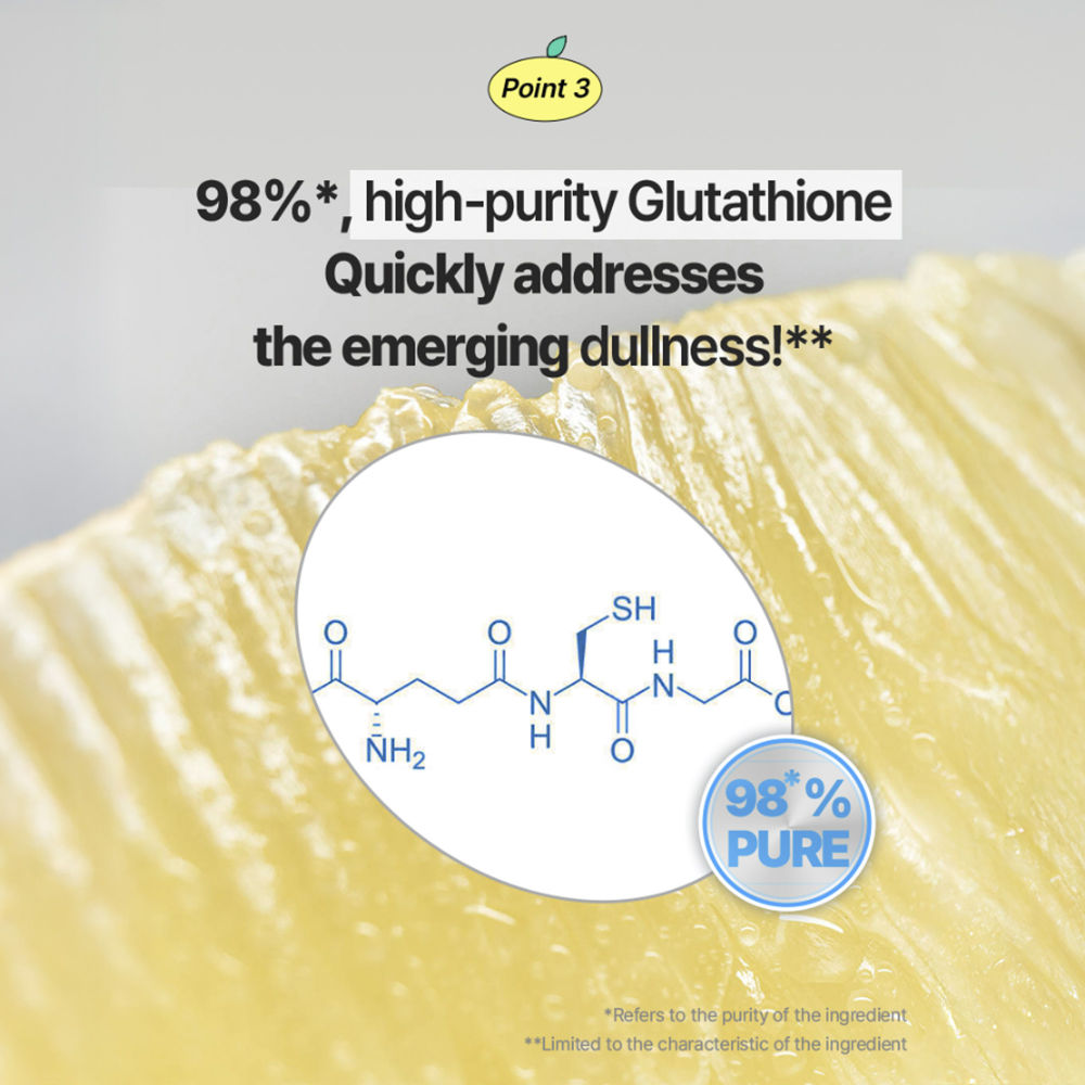 BRING GREEN Super Lemon Glutathione Toner Pad