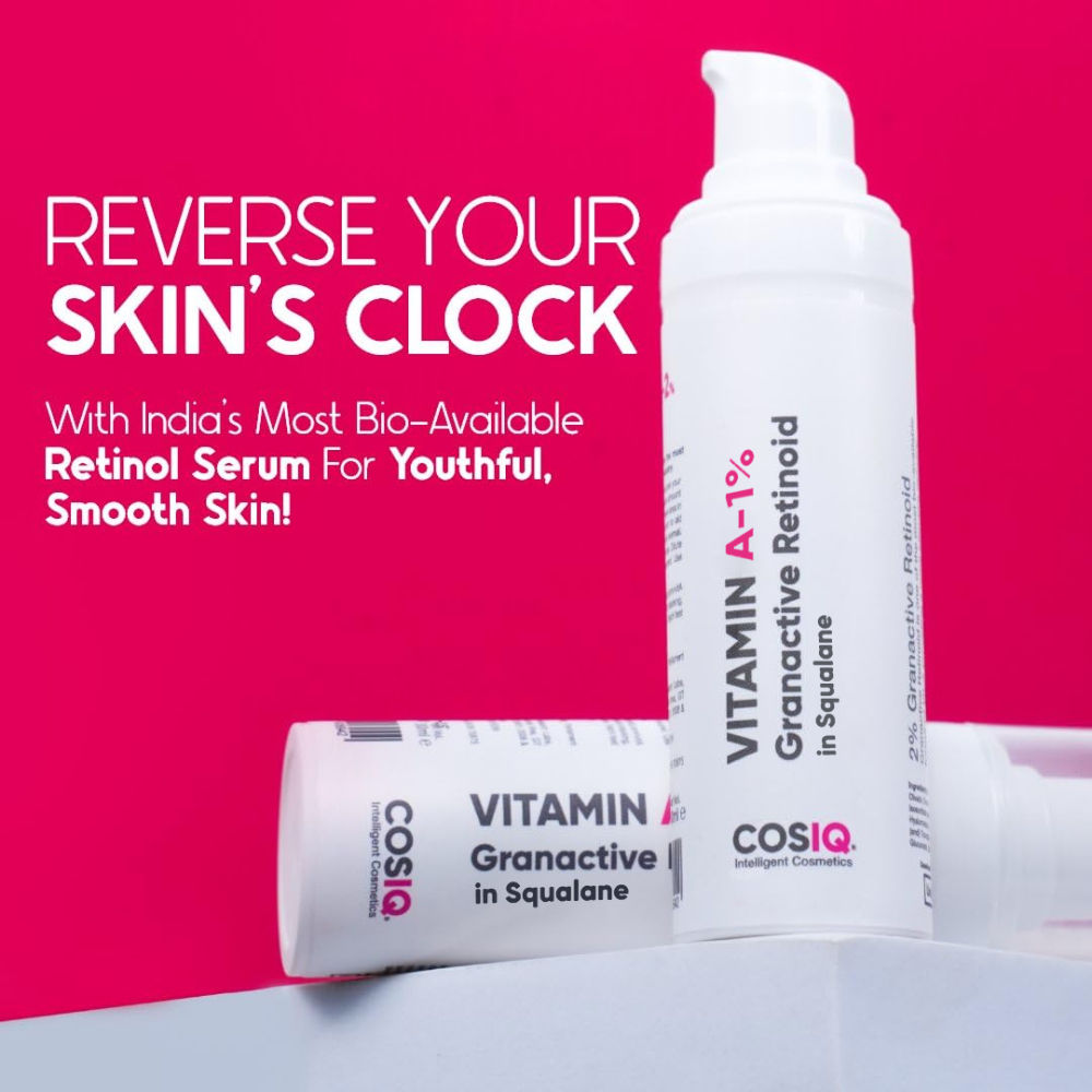 Cos-IQ Vitamin A-1% Granactive Retinoid In Squalane Anti Ageing & Anti Acne Face Serum