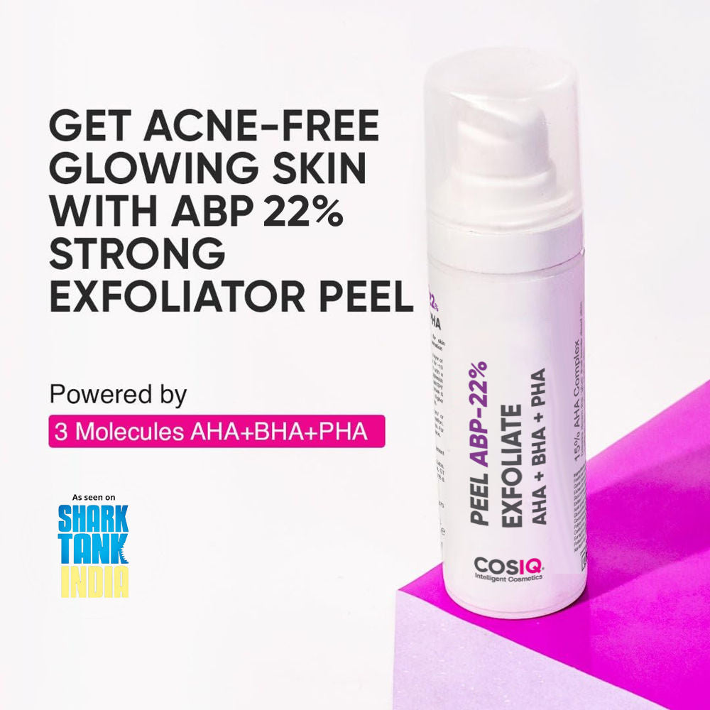 Cos-IQ Peel ABP-22% Exfoliate AHA + BHA + PHA Beginner Friendly Serum