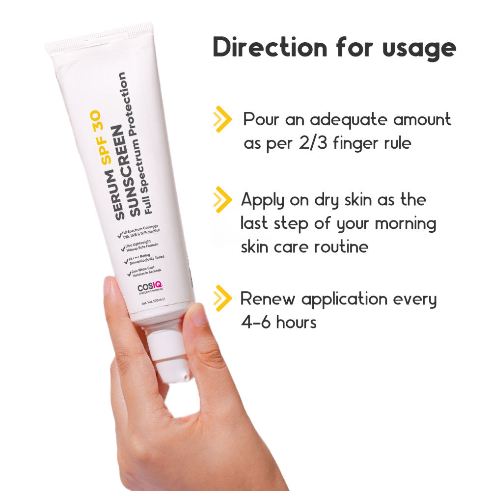 Cos-Iq Daily Use Sunscreen Serum Spf 30