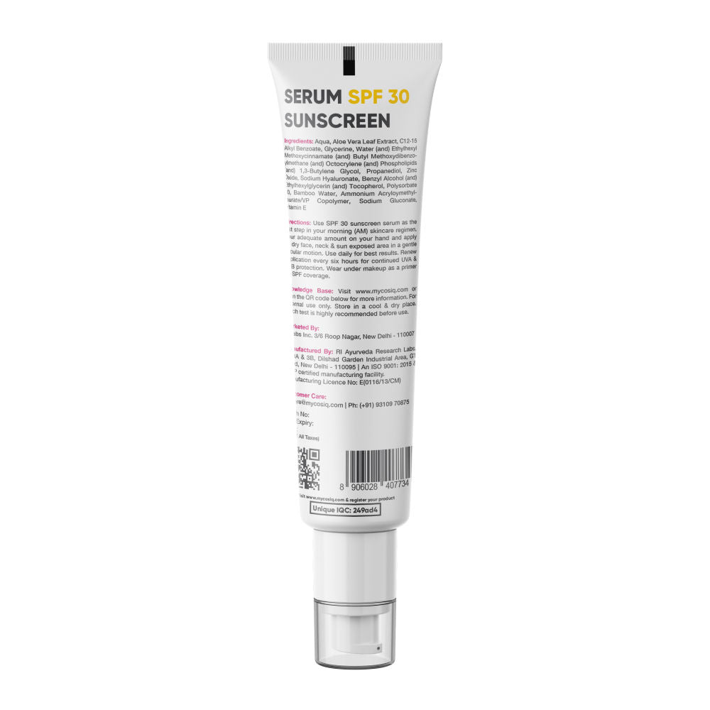 Cos-Iq Daily Use Sunscreen Serum Spf 30