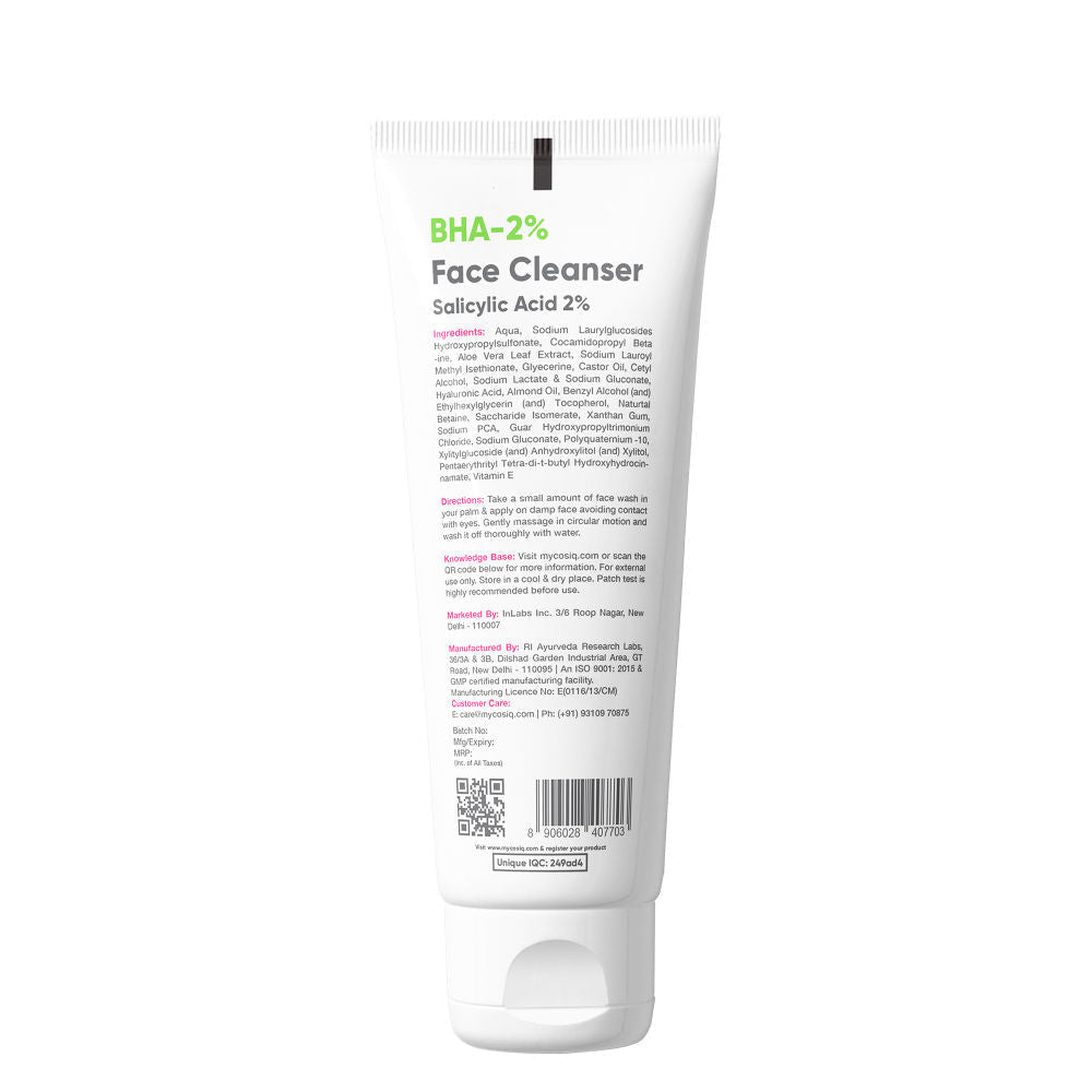 Cos-IQ BHA-2% Salicylic Acid Face Cleanser