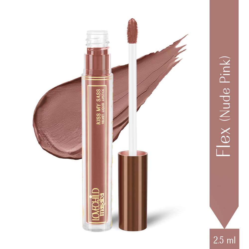 LoveChild Masaba Transfer-proof Long-lasting Velvet Liquid Lipstick, Enriched with Hyaluronic Acid and Kaolin Clay