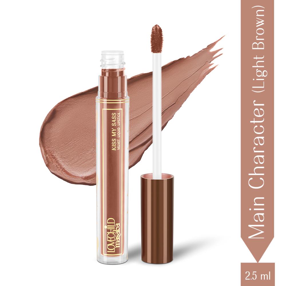 LoveChild Masaba Transfer-proof Long-lasting Velvet Liquid Lipstick, Enriched with Hyaluronic Acid and Kaolin Clay