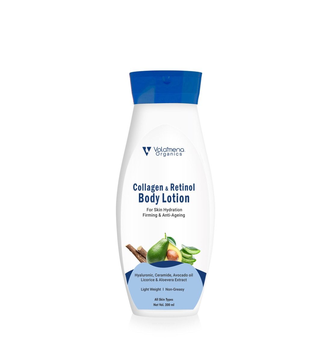 Volamena Collagen & Retinol Body Lotion With Hyluronic Acid & Ceramide