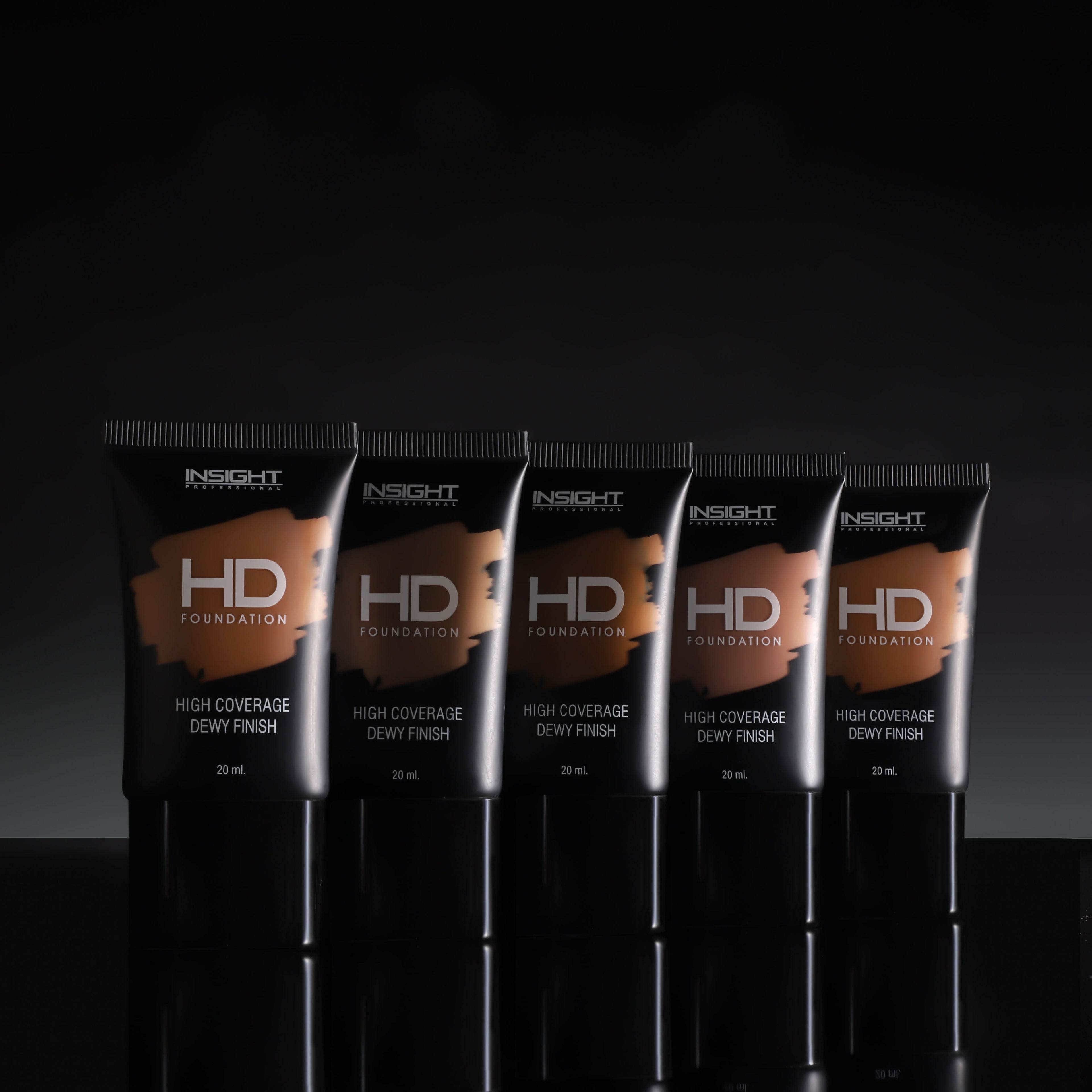 Insight Cosmetics Hd Foundation, Dewy Weightless Finish, Waterproof & Long Wear