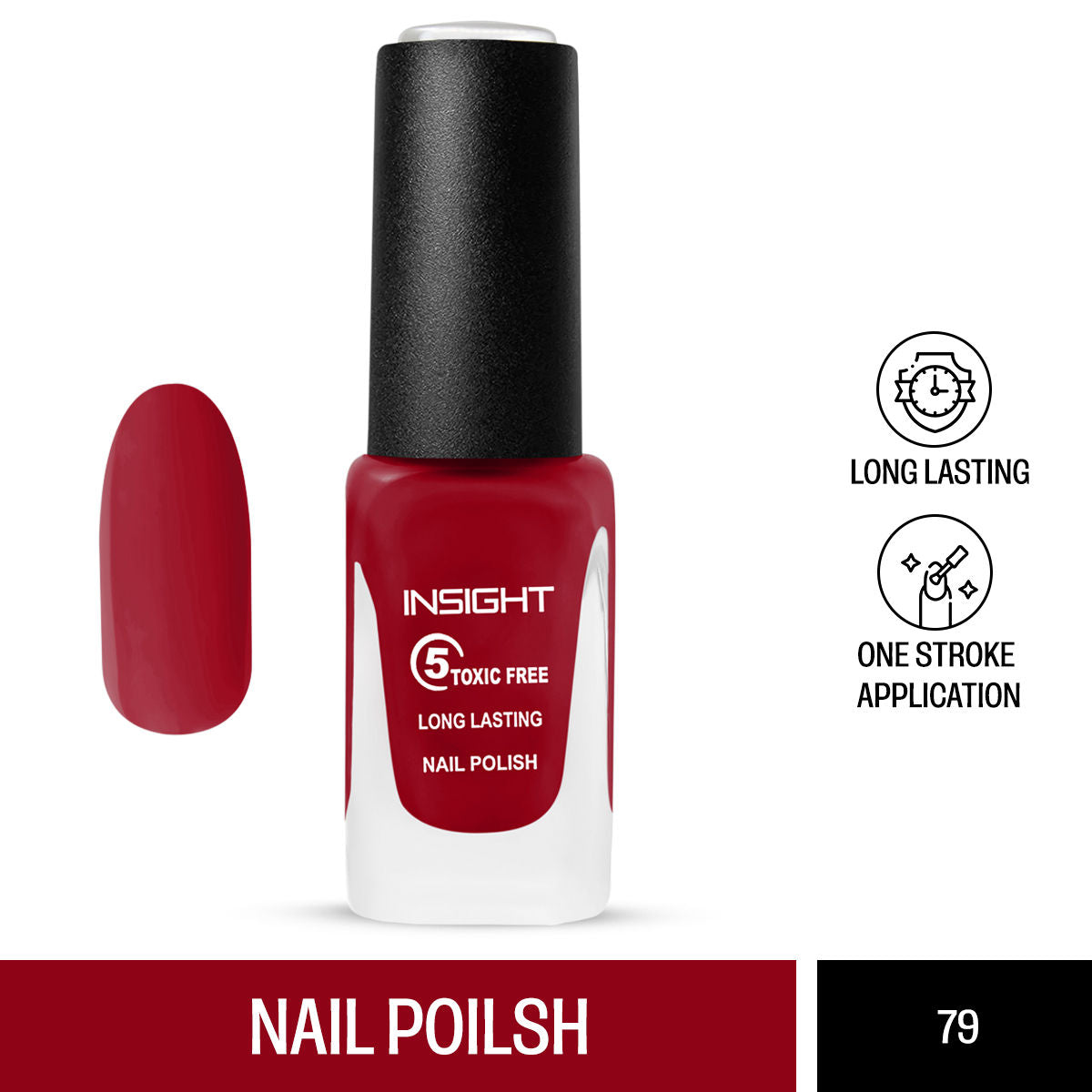 Insight Cosmetics 5 Toxic Free long lasting Nail Polish