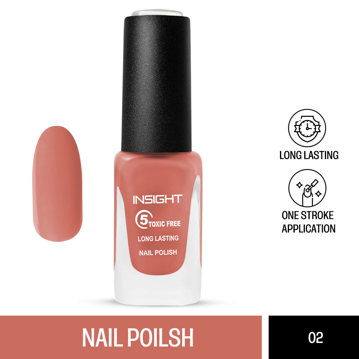 Insight Cosmetics 5 Toxic Free long lasting Nail Polish