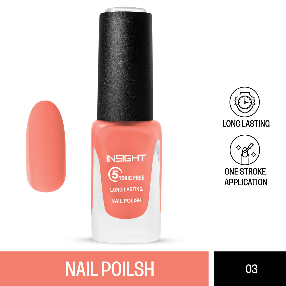 Insight Cosmetics 5 Toxic Free long lasting Nail Polish