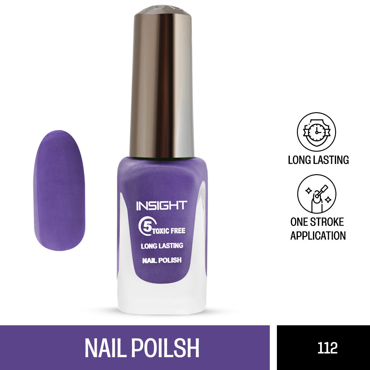 Insight Cosmetics 5 Toxic Free long lasting Nail Polish