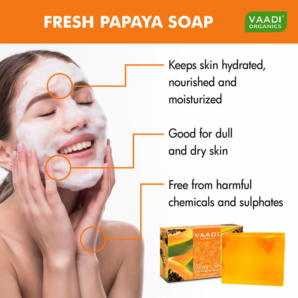 Vaadi Herbals Fresh Papaya Soap