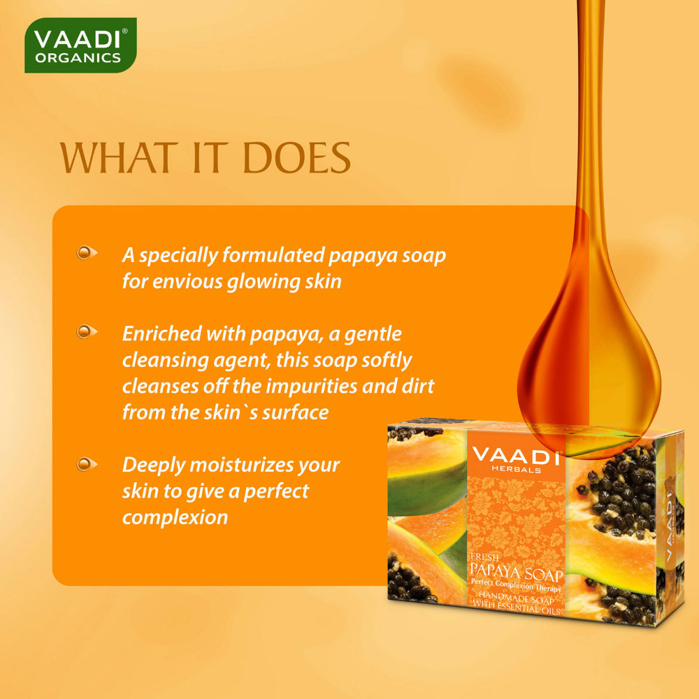 Vaadi Herbals Fresh Papaya Soap