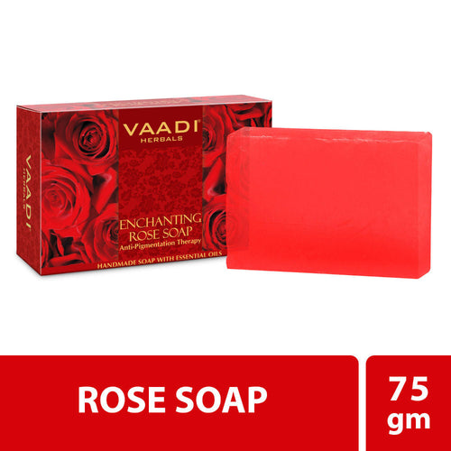 Vaadi Herbals Enchanting Rose Soap With Anti Pigmentation Therapy
