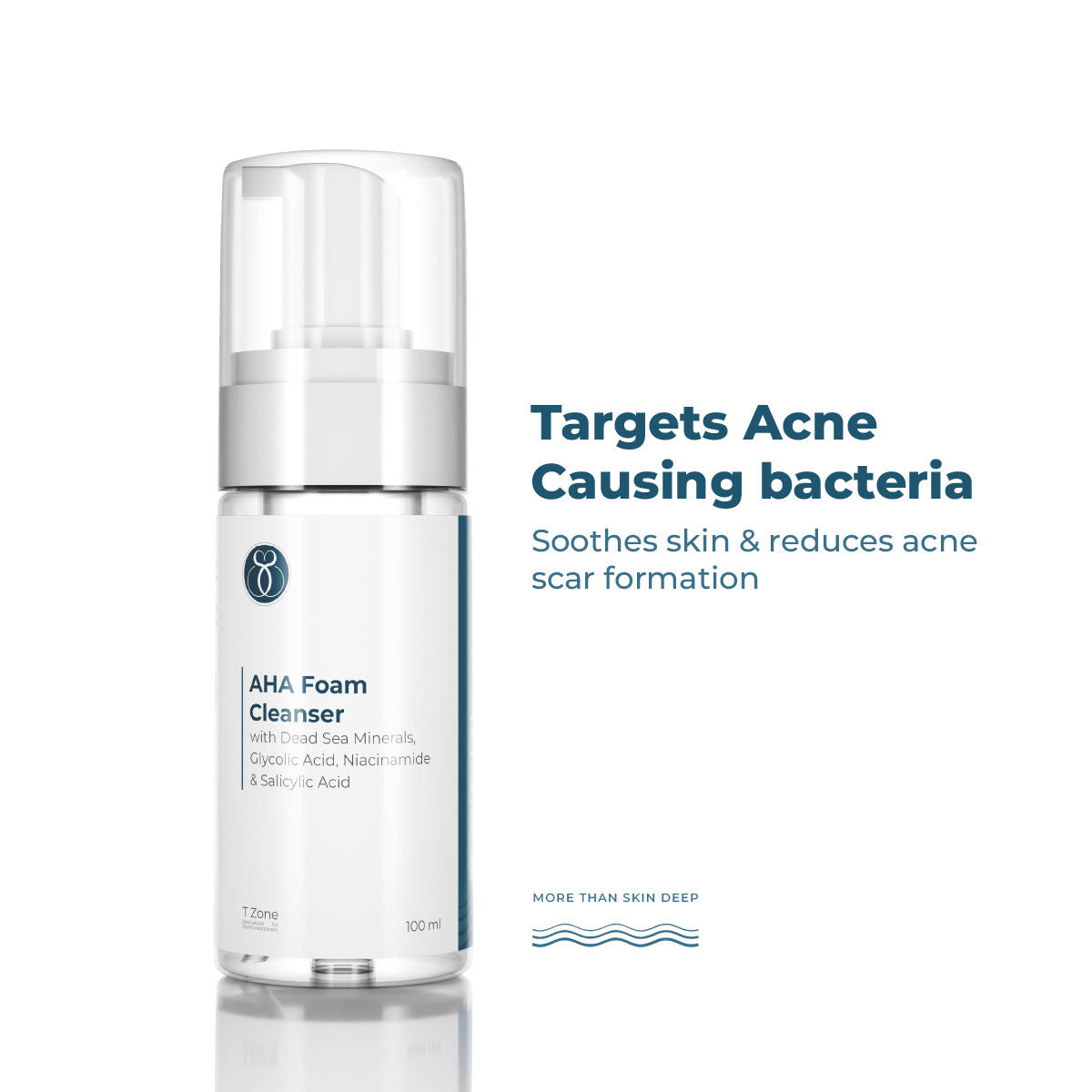 SeaSoul Aha Foam Cleanser With Dead Sea Minerals & Glycolic Acid
