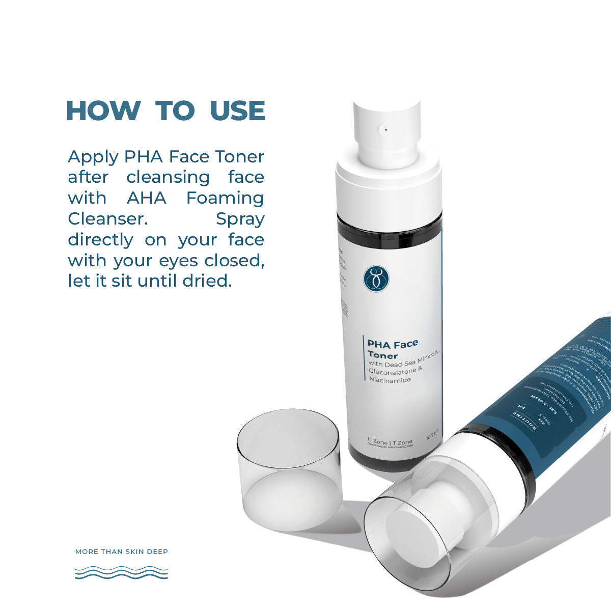 SeaSoul Pha Face Toner With Dead Sea Minerals , Gluconalatone & Niacinamide
