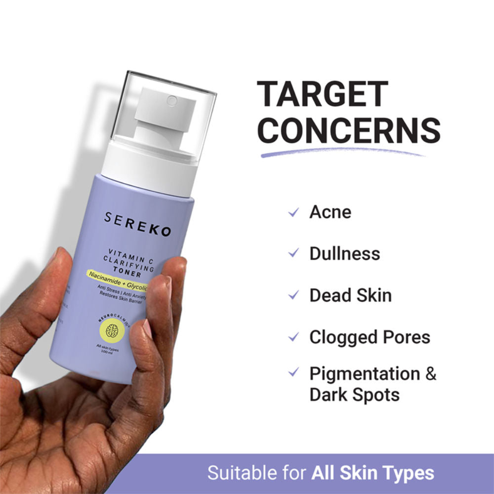 Sereko Vitamin C Clarifying Face Toner With Niacinamide For Brightening & Tighten Pores
