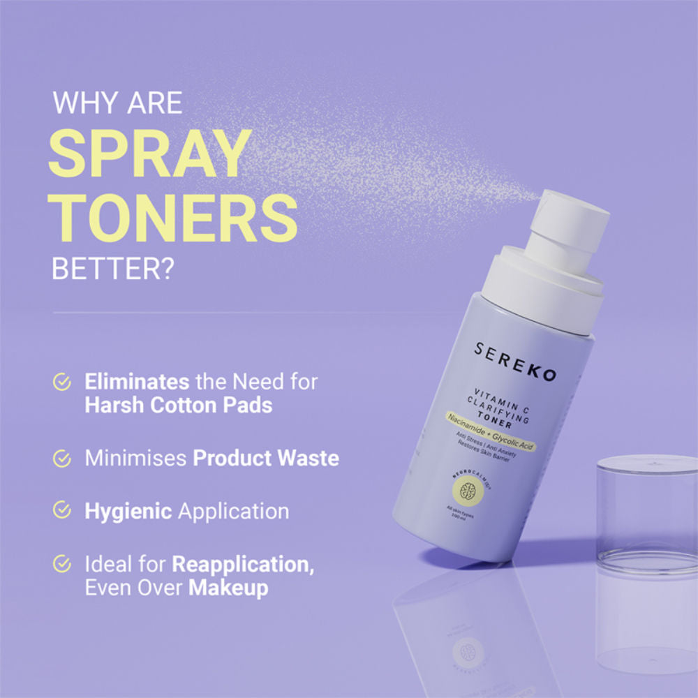 Sereko Vitamin C Clarifying Face Toner With Niacinamide For Brightening & Tighten Pores