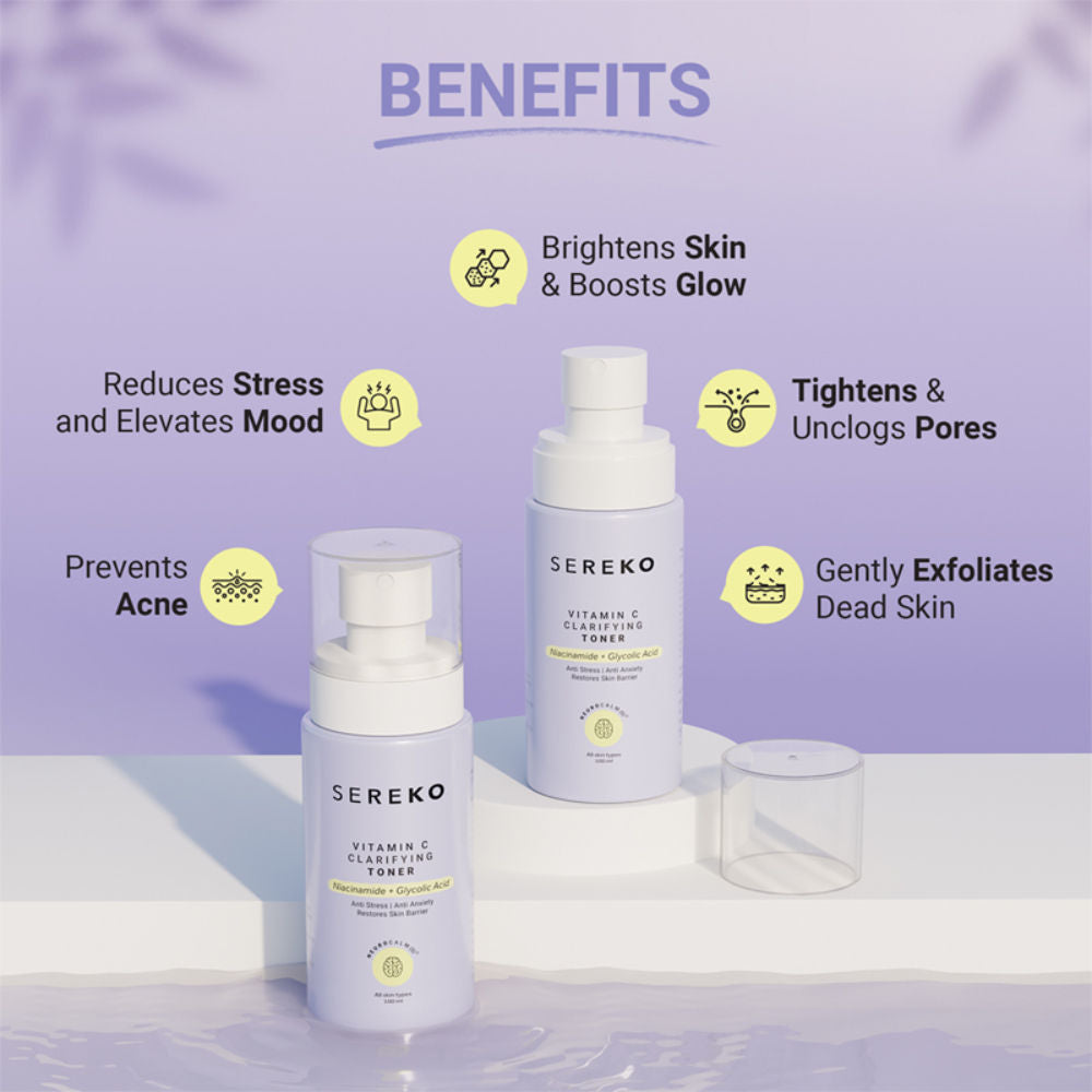 Sereko Vitamin C Clarifying Face Toner With Niacinamide For Brightening & Tighten Pores