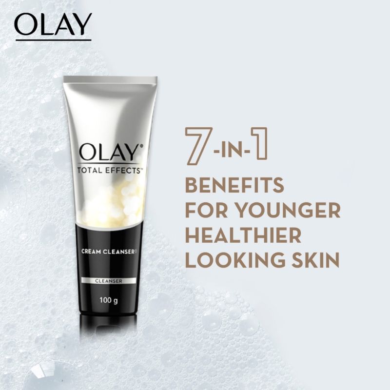 Olay Total Effects Foaming Cleanser & Face Wash, Fights 7 Signs of Ageing With Green Tea Extracts