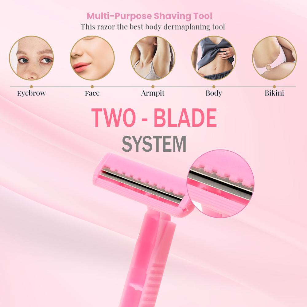 Bronson professional Disposable Shaving Razor Face and Body hair remover 10 pieces