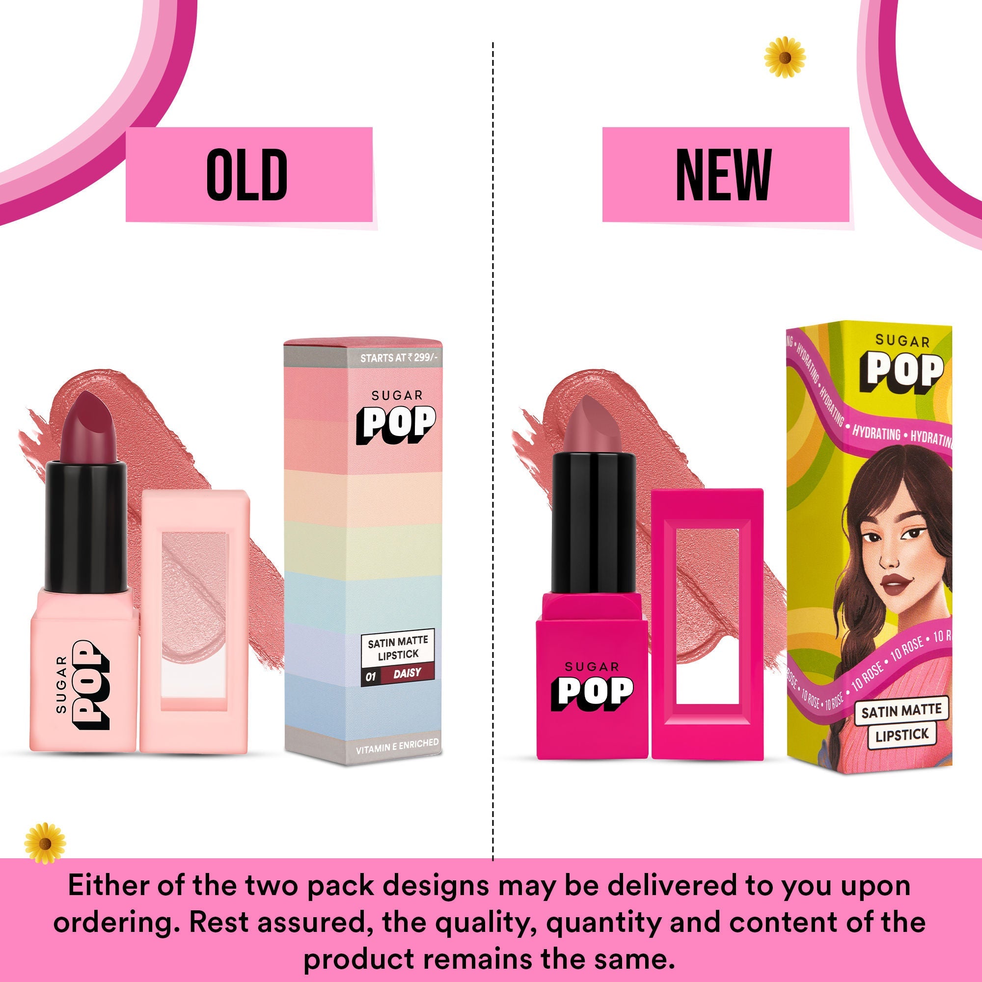 SUGAR POP Satin Matte Lipstick