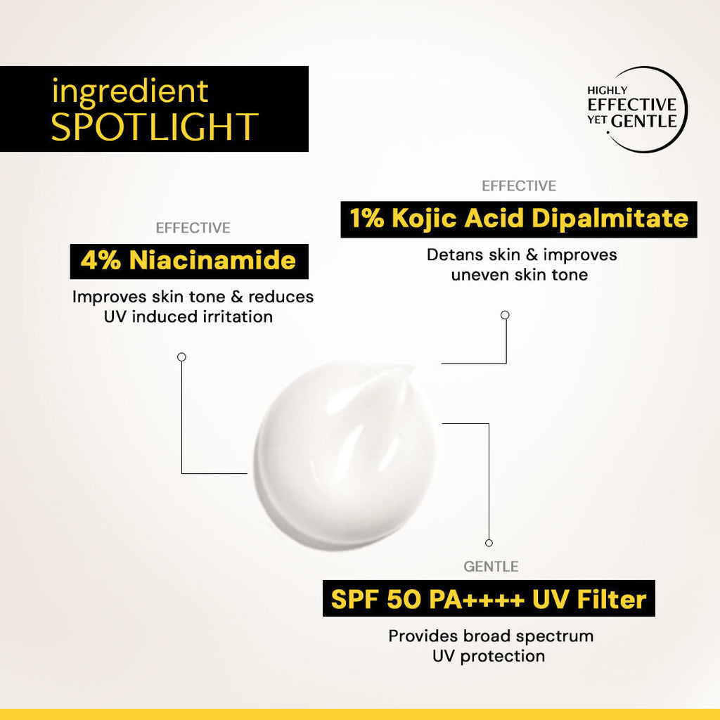 Deconstruct Detan Sunscreen Body Lotion, SPF 50 PA++++, Brightens & Protects