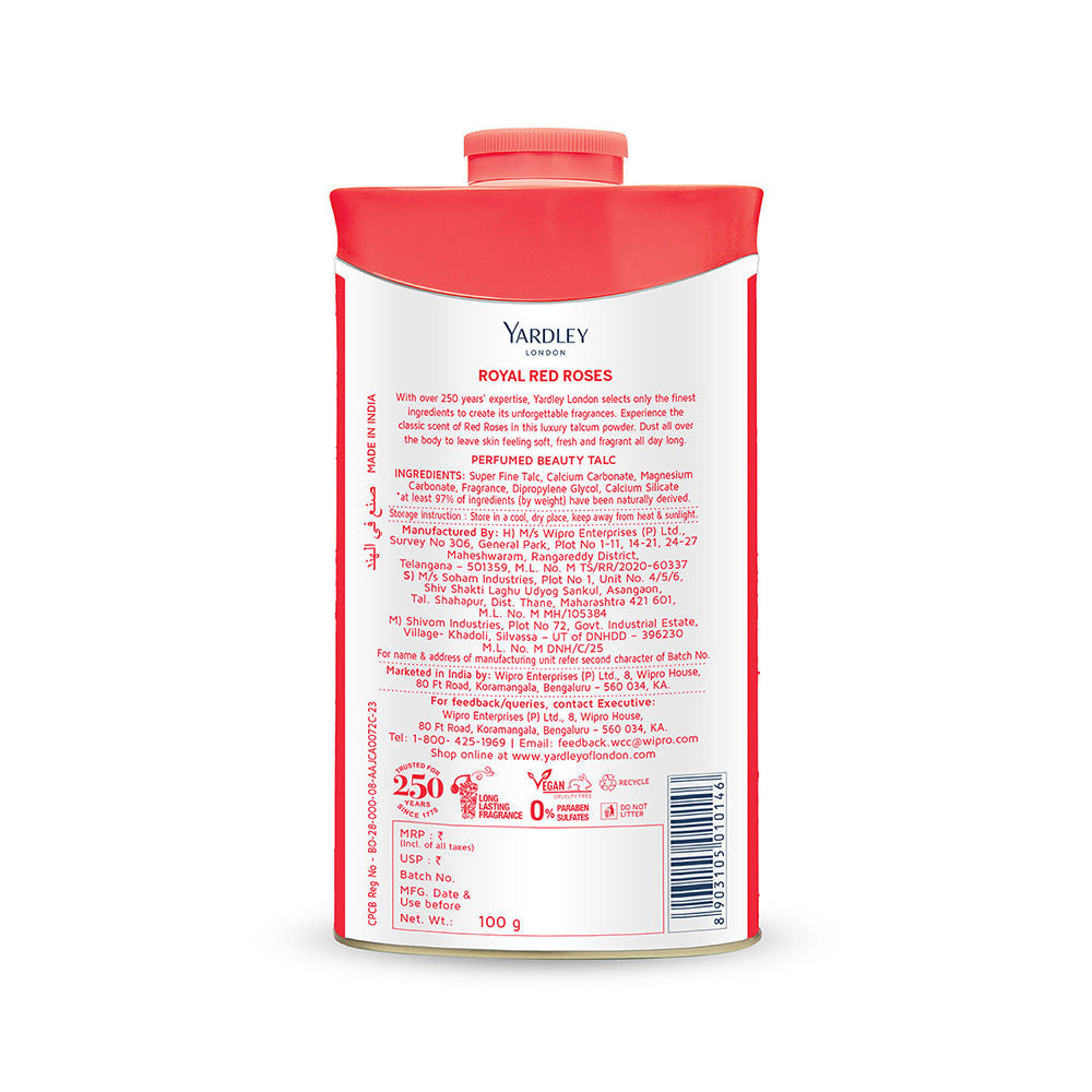 Yardley London Red Roses Talc