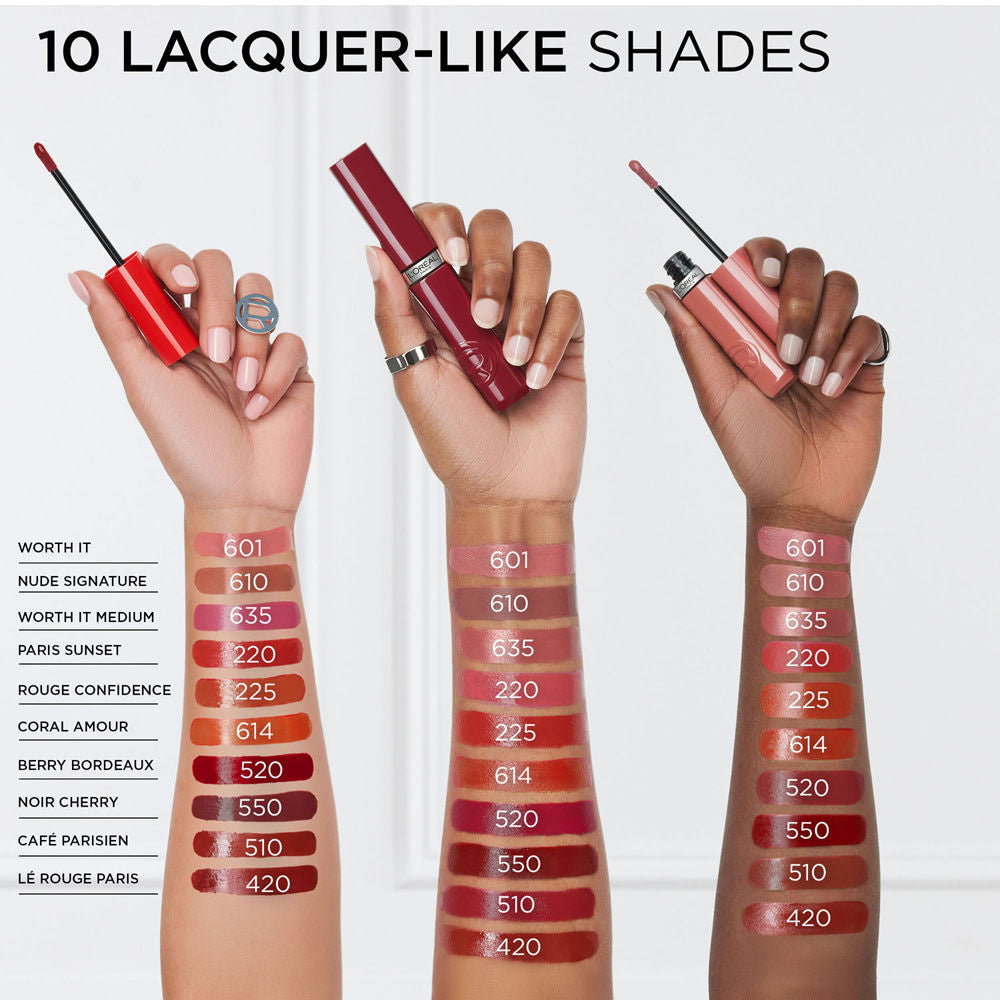 L'Oreal Paris Infallible Laque Resistance Liquid Lipstick, 16H Lacquer Shine
