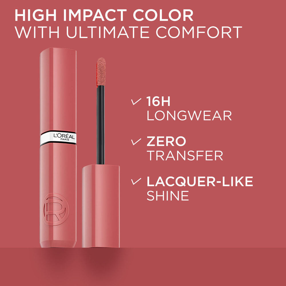L'Oreal Paris Infallible Laque Resistance Liquid Lipstick, 16H Lacquer Shine